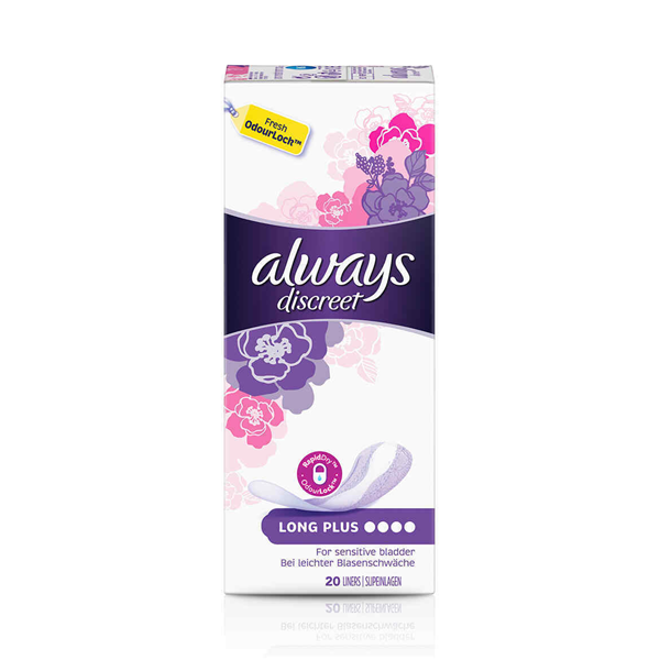 Always Discreet Liners Plus 20's