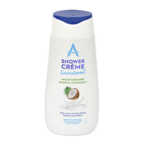 Astonish Shower Creme Nourishment Moisturising Exotic Coconut 400ml in UK