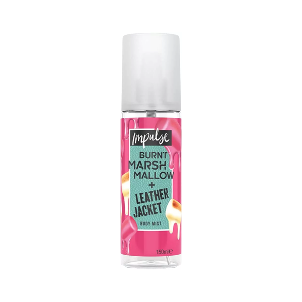 Impulse Burnt Marshmallow + Leather Jacket Body Mist 150ml in UK