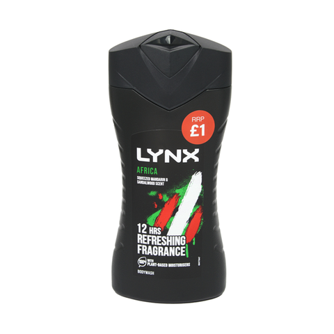 Lynx Africa Body Wash 225ml in UK
