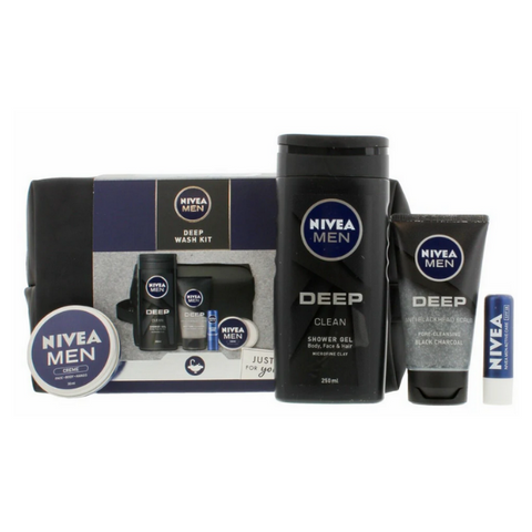 Nivea Men Deep Wash Kit Gift Set