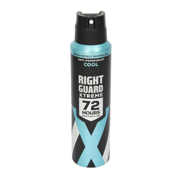 Right Guard Men Cool Xtreme 72H Anti-Perspirant Spray 150ml in UK