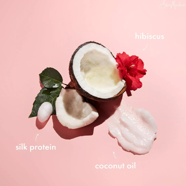 Shea Moisture Coconut & Hibiscus Curling Gel Souffle 326ml in UK