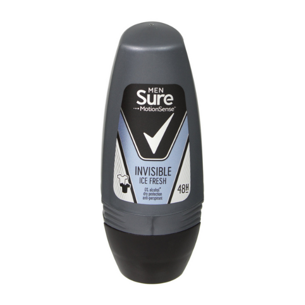 Sure Men Invisible Ice Fresh 48H Anti-Perspirant Roll On 50ml in UK