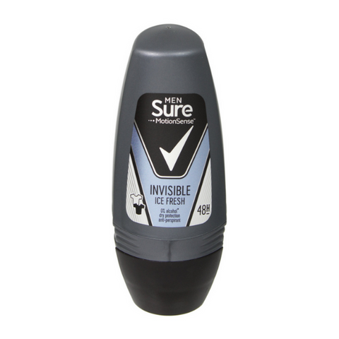 Sure Men Invisible Ice Fresh 48H Anti-Perspirant Roll On 50ml in UK