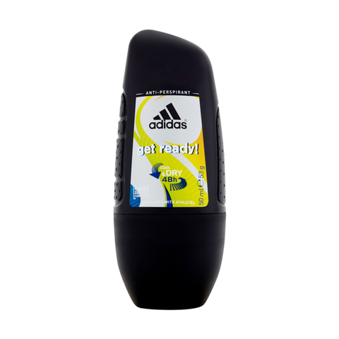 Adidas Get Ready Cool & Dry Anti-Perspirant Roll-On Deodorant 50ml in UK