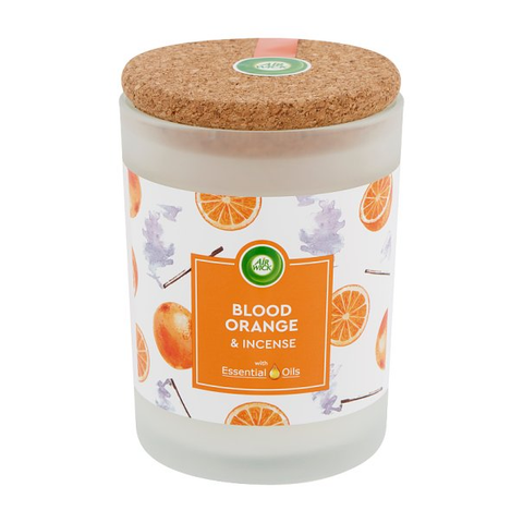 Air Wick Essential Oils Blood Orange & Incense Candle 185g in UK