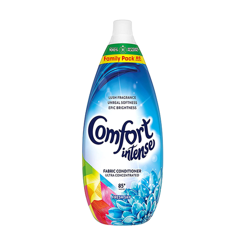 Comfort Intense Fabric Conditioner Fresh Sky 85 Wash 1.275L in UK