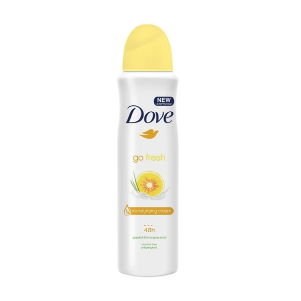 Dove Go Fresh Grapefruit & Lemongrass Antiperspirant Deodorant 250ml in UK
