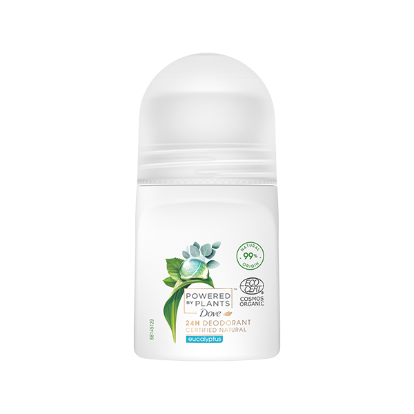 Buy Dove Powered By Plants Eucalyptus Roll On Deodorant 50ml Online –  Beautyallaccess
