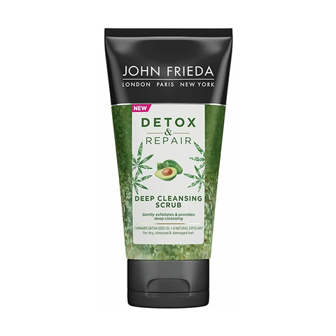 John Frieda Detox & Repair Deep Cleansing Scrub For Dry Damaged Hair 150ml in UK
