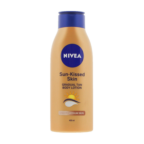 Nivea Sun Kissed Skin Gradual Tan Fair To Medium Body Lotion 400ml in UK