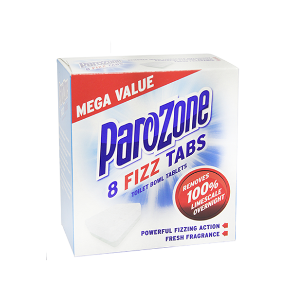 Parozone 8 Fizz Tabs Limescale Remover in UK