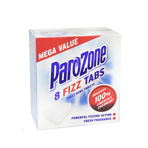 Parozone 8 Fizz Tabs Limescale Remover in UK