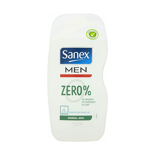 Buy Sanex Men Zero Normal Skin Body & Face Shower Gel 500ml Online