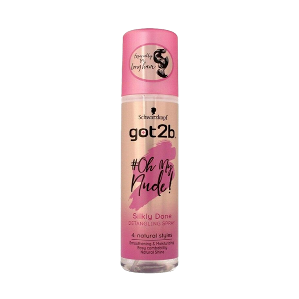 Schwarzkopf Got2b Oh My Nude Detangling Spray Silky Done 200ml in UK