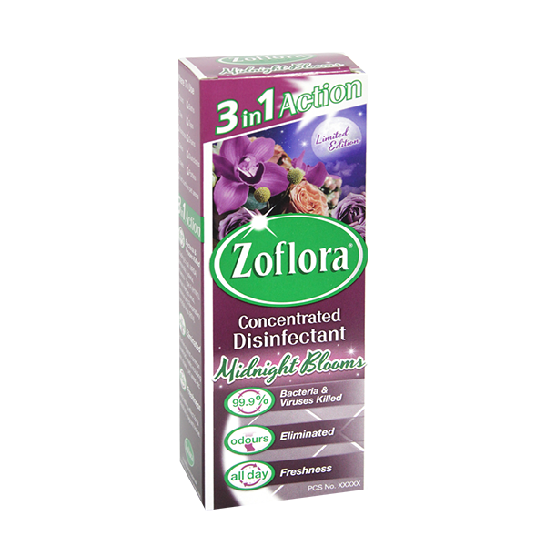 Zoflora Concentrated Disinfectant 3in1 Midnight Blooms 120ml in UK