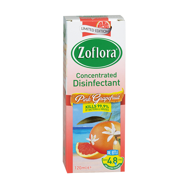 Buy Zoflora Concentrated Disinfectant Pink Grapefruit 120ml Online