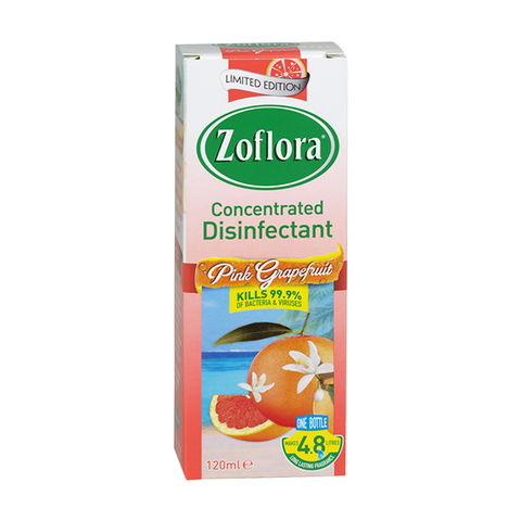 Zoflora Concentrated Disinfectant Pink Grapefruit 120ml