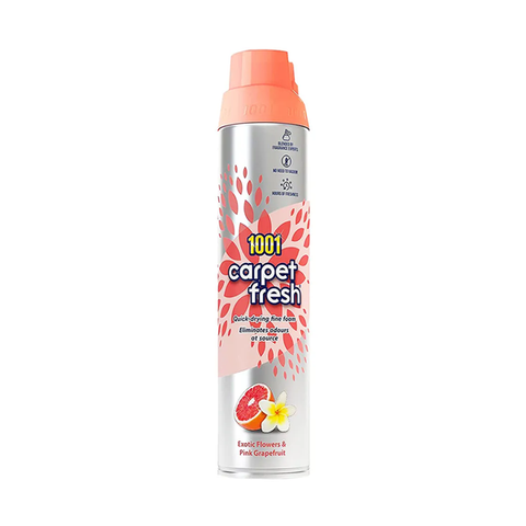 1001 Carpet Fresh Exotic Flowers & Pink Grapefruit Quick Drying Foam 300ml in UK