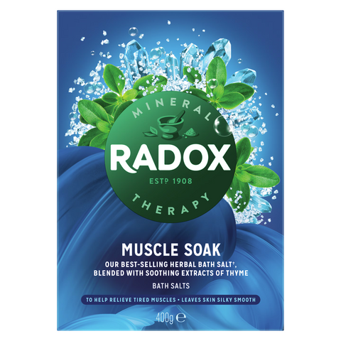 Radox Mineral Therapy Muscle Soak Herbal Bath Salt 400g x 3
