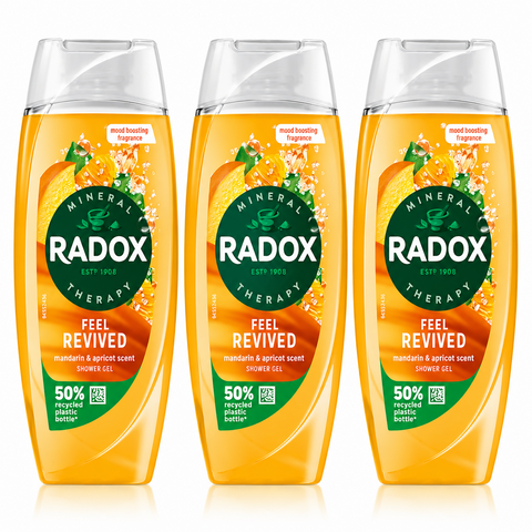Radox Mineral Therapy Pool Party Summer Edition Shower Gel 225ml Pack of 3