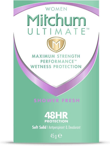 Mitchum Ultimate Women Shower Fresh 48H Soft Solid Anti-Perspirant Deodorant 45g