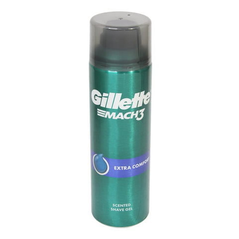 Gillette Mach3 Extra Comfort Shaving Gel 200ml Pack of 2