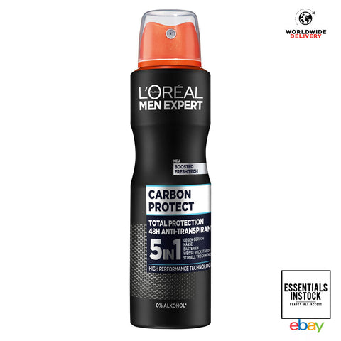L'Oreal Men Expert Carbon Protect Anti-Perspirant 5in1 Men Spray Deodorant 250ml