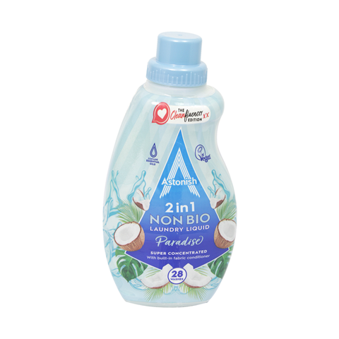 Astonish 2in1 Non Bio Paradise Laundry Liquid 840ml 28 Wash 840ml in UK