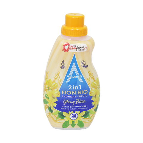 Astonish 2in1 Non Bio Ylang Bliss Laundry Liquid 28 Wash 840ml in UK