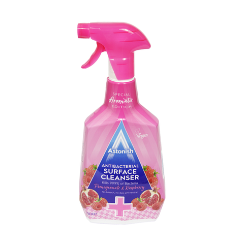 Astonish Anti-Bacterial Surface Cleanser Pomegranate & Raspberry 750ml in UK