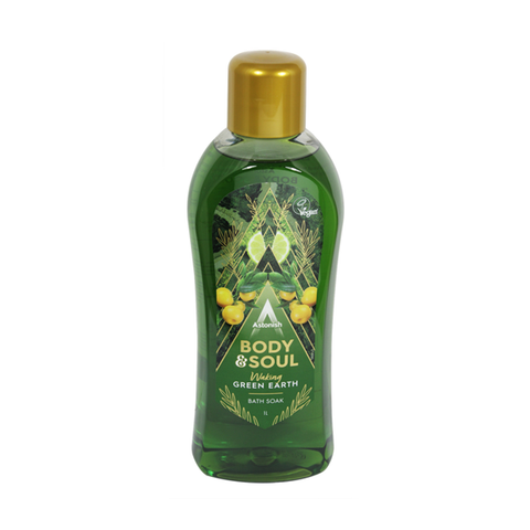 Astonish Body & Soul Waking Green Earth Bath Soak 1L in UK