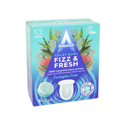 Astonish Toilet Bowl Fizz & Fresh Eucalyptus Fresh 8 Tabs in UK