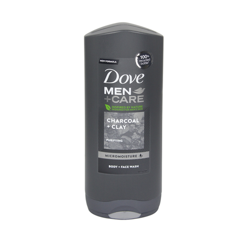 Dove Men + Care Charcoal & Clay Body & Face Wash 400ml in UK