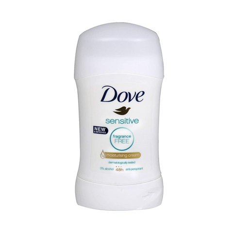 Dove Sensitive Fragrance Free Anti-Perspirant Stick 40g in UK