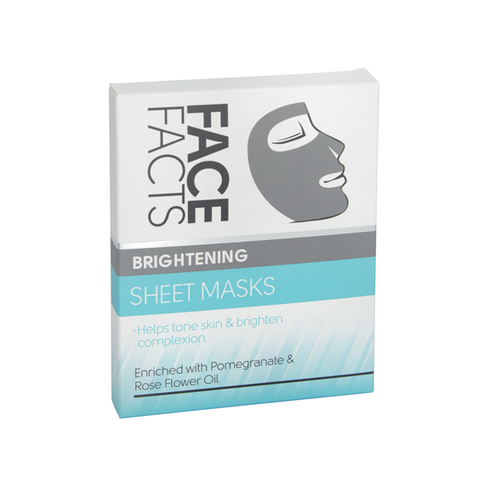 Face Facts Brightening Sheet Masks - 2 Masks in UK