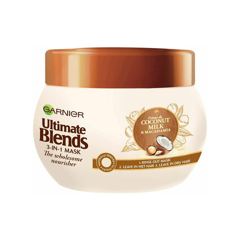 Garnier Ultimate Blends Coconut Milk Dry Hair Treatment Mask 300ml in UK