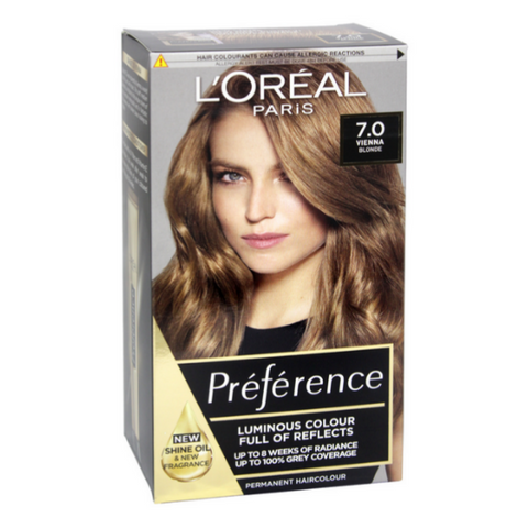 L'Oreal Paris Preference Permanent Hair Colour 7.0 Vienna Blonde in UK