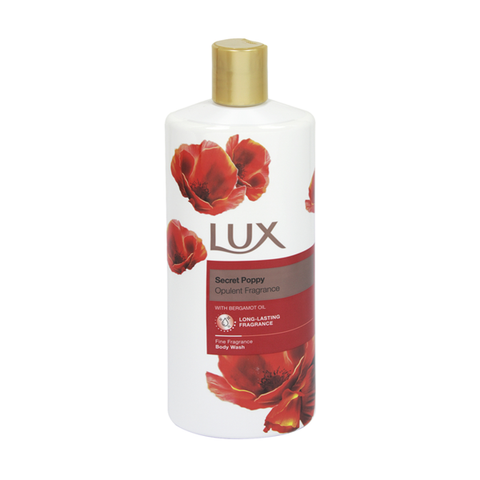 Lux Secret Poppy with Bergamot Oil Body Wash 600ml in UK