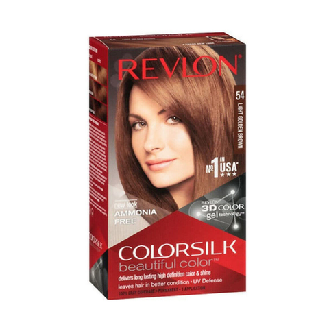 Revlon Colorsilk Permanent Hair Colour 54 Light Golden Brown in UK