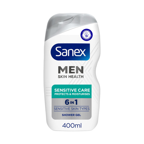 Sanex Men Skin Health Sensitive Care Shower Gel 400ml in UK