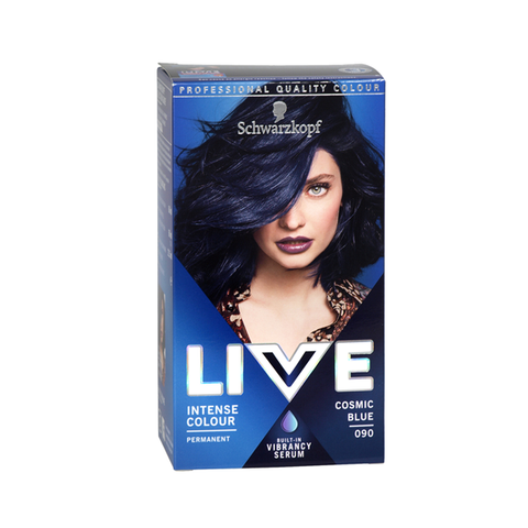 Schwarzkopf Live Permanent Hair Colour Cosmic Blue 090 in UK