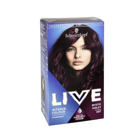 Schwarzkopf Live Permanent Hair Colour Mystic Violet 087 in UK
