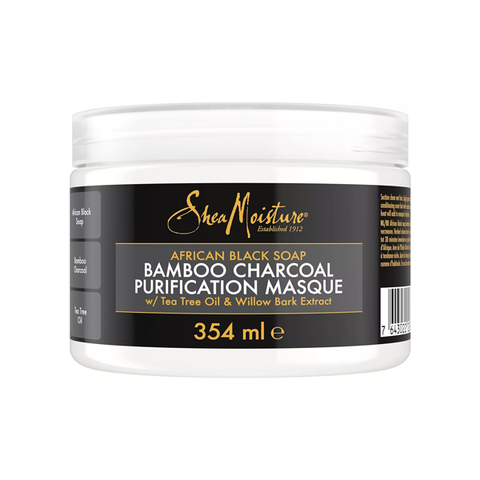 Shea Moisture African Black Soap Bamboo Charcoal Purification Masque 354ml in UK
