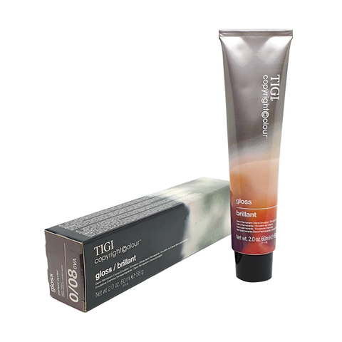 Tigi Gloss Demi-Permanent Hair Colour - 0/08 Perfect Oyster 60ml in UK