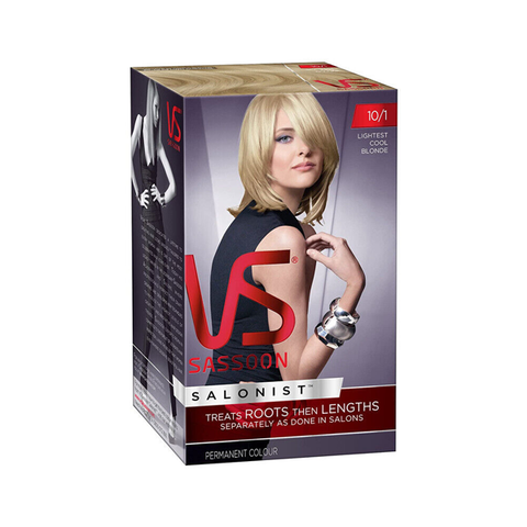 Vidal Sassoon Salonist Permanent Hair Colour 10/1 Lightest Cool Blonde in UK