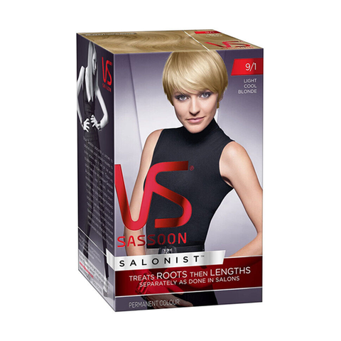 Vidal Sassoon Salonist Permanent Hair Colour 9/1 Light Cool Blonde in UK