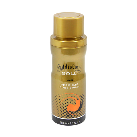 Addiction Designer Men Gold Deodorant Body Spray 150ml in UK