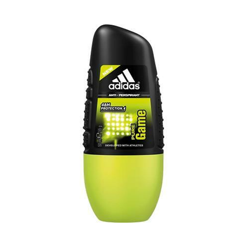 Adidas Anti-Perspirant Pure Game 48h Protection Dedodorant Roll-On 50ml in UK